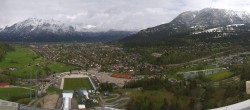 Archived image Webcam Garmisch-Partenkirchen - Great Olympic Hill of the ski stadium 09:00