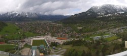 Archived image Webcam Garmisch-Partenkirchen - Great Olympic Hill of the ski stadium 11:00