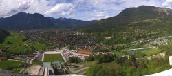 Archived image Webcam Garmisch-Partenkirchen - Great Olympic Hill of the ski stadium 15:00