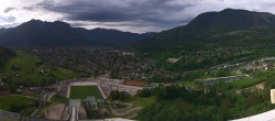 Archived image Webcam Garmisch-Partenkirchen - Great Olympic Hill of the ski stadium 17:00