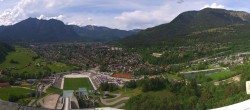 Archiv Foto Webcam Olympiaschanze in Garmisch-Partenkirchen 15:00