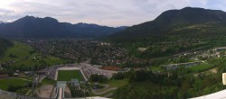 Archived image Webcam Garmisch-Partenkirchen - Great Olympic Hill of the ski stadium 17:00