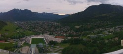 Archived image Webcam Garmisch-Partenkirchen - Great Olympic Hill of the ski stadium 19:00