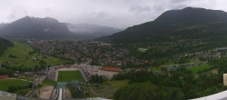Archived image Webcam Garmisch-Partenkirchen - Great Olympic Hill of the ski stadium 13:00