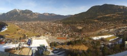 Archiv Foto Webcam Olympiaschanze in Garmisch-Partenkirchen 09:00