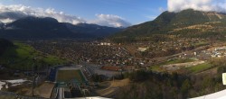 Archiv Foto Webcam Olympiaschanze in Garmisch-Partenkirchen 15:00