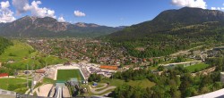 Archiv Foto Webcam Olympiaschanze in Garmisch-Partenkirchen 09:00