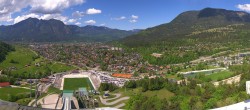 Archiv Foto Webcam Olympiaschanze in Garmisch-Partenkirchen 13:00