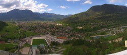 Archiv Foto Webcam Olympiaschanze in Garmisch-Partenkirchen 15:00