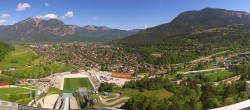 Archiv Foto Webcam Olympiaschanze in Garmisch-Partenkirchen 09:00