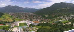 Archiv Foto Webcam Olympiaschanze in Garmisch-Partenkirchen 12:00