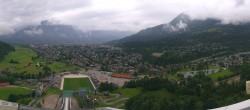 Archived image Webcam Garmisch-Partenkirchen - Great Olympic Hill of the ski stadium 07:00