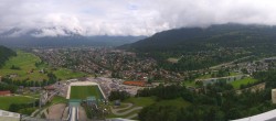 Archived image Webcam Garmisch-Partenkirchen - Great Olympic Hill of the ski stadium 09:00
