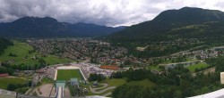 Archived image Webcam Garmisch-Partenkirchen - Great Olympic Hill of the ski stadium 13:00