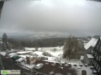 Archived image Webcam View from the top of the town hall in Masserberg towards the Thuringian Forest 05:00