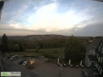 Archived image Webcam View from the top of the town hall in Masserberg towards the Thuringian Forest 19:00