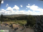 Archived image Webcam View from the top of the town hall in Masserberg towards the Thuringian Forest 13:00