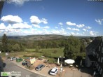 Archived image Webcam View from the top of the town hall in Masserberg towards the Thuringian Forest 15:00
