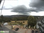 Archived image Webcam View from the top of the town hall in Masserberg towards the Thuringian Forest 13:00