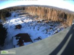 Archiv Foto Webcam Rennsteigwarte beim Masserberg - Skilift am Ersteberg 13:00