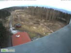 Archiv Foto Webcam Rennsteigwarte beim Masserberg - Skilift am Ersteberg 15:00