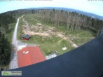 Archiv Foto Webcam Rennsteigwarte beim Masserberg - Skilift am Ersteberg 11:00