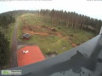 Archiv Foto Webcam Rennsteigwarte beim Masserberg - Skilift am Ersteberg 19:00