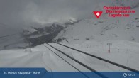 Archived image Webcam Corvatsch middle station Murtel 08:00