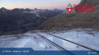 Archived image Webcam Corvatsch middle station Murtel 00:00