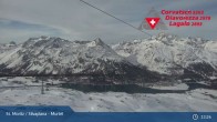 Archived image Webcam Corvatsch middle station Murtel 12:00