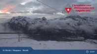 Archiv Foto Webcam Corvatsch Mittelstation Murtel 16:00