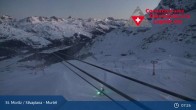 Archiv Foto Webcam Corvatsch Mittelstation Murtel 06:00