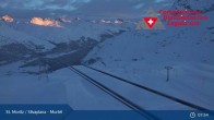 Archiv Foto Webcam Corvatsch Mittelstation Murtel 08:00