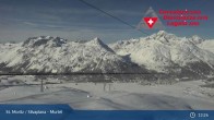 Archiv Foto Webcam Corvatsch Mittelstation Murtel 13:00