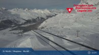 Archiv Foto Webcam Corvatsch Mittelstation Murtel 15:00