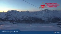 Archiv Foto Webcam Corvatsch Mittelstation Murtel 17:00