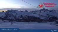 Archiv Foto Webcam Corvatsch Mittelstation Murtel 00:00