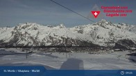 Archiv Foto Webcam Corvatsch Mittelstation Murtel 08:00