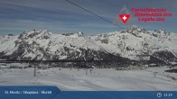 Archiv Foto Webcam Corvatsch Mittelstation Murtel 10:00