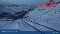 Archiv Foto Webcam Corvatsch Mittelstation Murtel 00:00