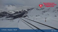 Archived image Webcam Corvatsch middle station Murtel 08:00