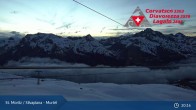 Archiv Foto Webcam Corvatsch Mittelstation Murtel 02:00