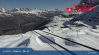 Archiv Foto Webcam Corvatsch Mittelstation Murtel 08:00