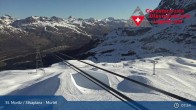 Archived image Webcam Corvatsch middle station Murtel 07:00