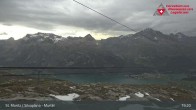 Archiv Foto Webcam Corvatsch Mittelstation Murtel 18:00