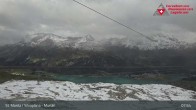 Archiv Foto Webcam Corvatsch Mittelstation Murtel 07:00