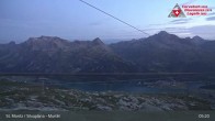 Archived image Webcam Corvatsch middle station Murtel 04:00