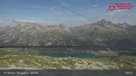 Archived image Webcam Corvatsch middle station Murtel 08:00