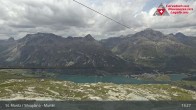 Archived image Webcam Corvatsch middle station Murtel 12:00