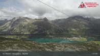 Archiv Foto Webcam Corvatsch Mittelstation Murtel 10:00